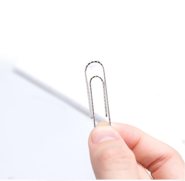 PAPERPAL No. 1 Non-Skid Paper Clips 6 Pack - 600 Silver Office & School Use