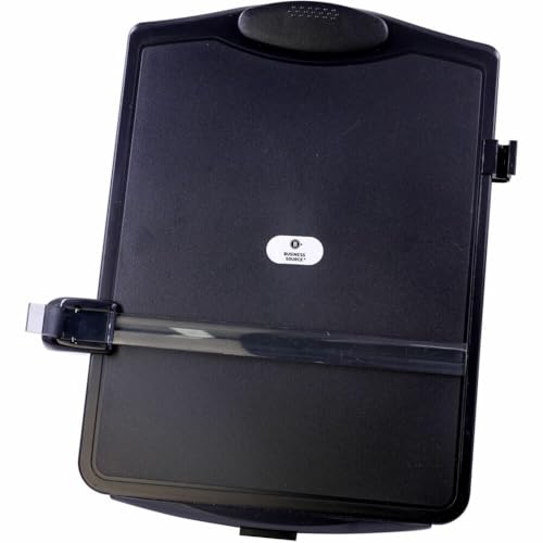 Business Source Adjustable Easel Document Holder, Black for Office Use
