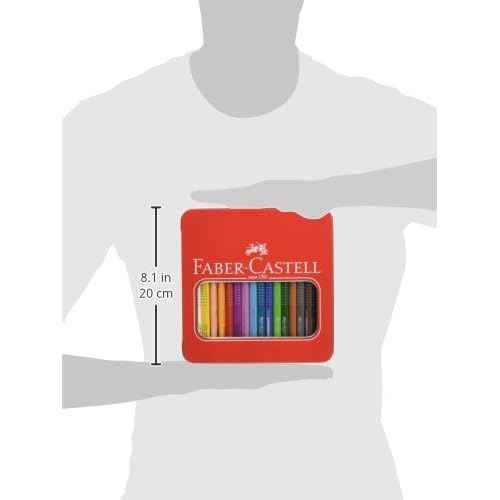 Faber-Castell Jumbo Grip Colour Pencils Tin