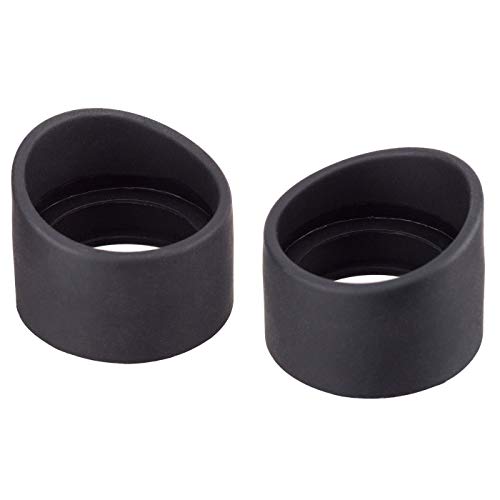 BoliOptics 34mm Microscope Rubber Eye Cups, Eye Guards for Lab Microscopes