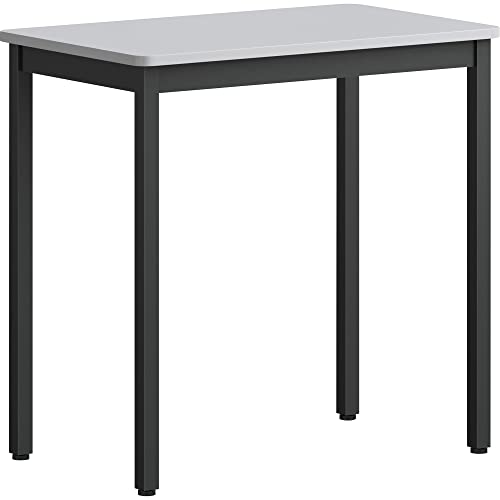 Lorell 30 x 18 in. Utility Table with Gray Laminate Top