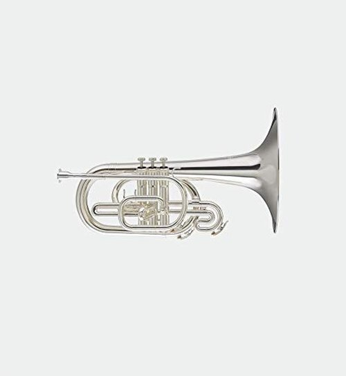 Blessing BM111S Marching Mellophones (Silver)