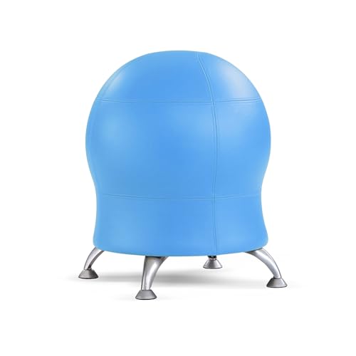 Safco Zenergy Ball Chair 20/23 in – Anti-Burst Stability Stool for Posture