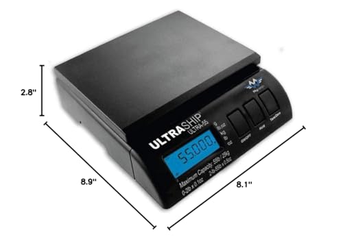 My Weigh Ultraship 55 Postal Scale with Removable Display & Power Adapter
