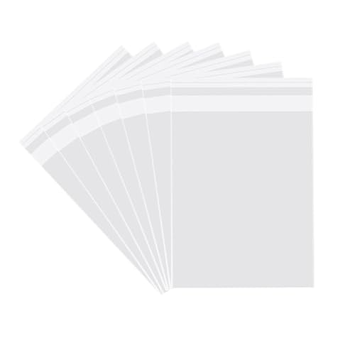 50PCS 9X12 Inch Clear Plastic Bags Thick Self Sealing OPP Poly Cello Bag for Packaging Gift Wrappers