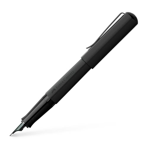 Faber Castell HEXO Fountain Pen, Matte Black - Medium