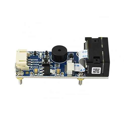 Barcode Scanner Module 1D/2D Codes Reader Kit Read Barcode, QR Code etc Onboard Micro USB and UART Serial Port Woks in The Dark