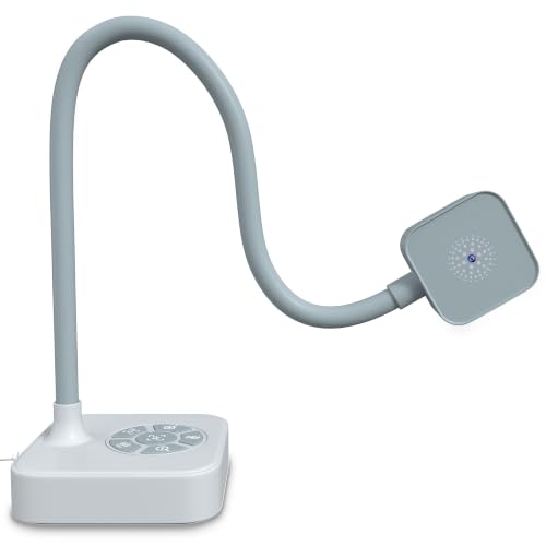 1080P USB Document Camera with 9-Level ISO & 9X Zoom for Classroom & Presentation