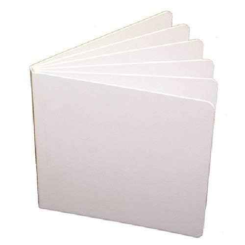White Hardcover Blank Book 5 X 5 -- Case of 12
