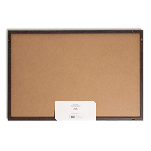 U Brands Magnetic Dry Erase Board White Board, 20" x 30" Inches, Black Wood Frame (3880U00-01)