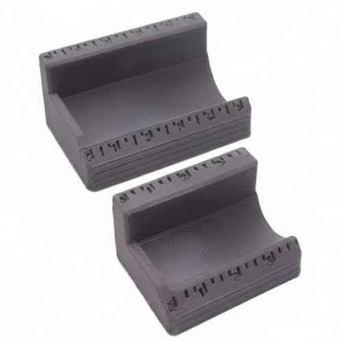 2 Pcs Label Applicator 3ml and 10ml Bottle Labeling Application Tool for Small Jars Essential Oils Containers Bottles (Grey)