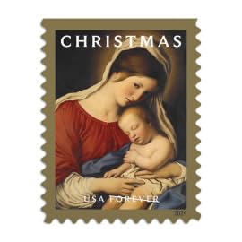 Christmas Madonna and Child 2024 Forever Postage Stamps, 20-Count Set