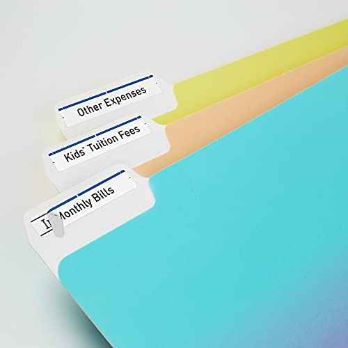 Avery 5766 Permanent Filing Labels, 1/3 Cut, 1500/BX,Blue