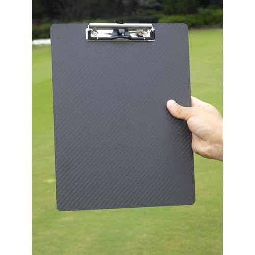 Carbon Fiber Clipboard with Pen Holder,Dry Carbon Fiber Clipboard with 304 Stainless Steel Low Profile Clip,3k Twill Carbon Fiber Clip Board 8.5¡¿11 A4 Letter Size