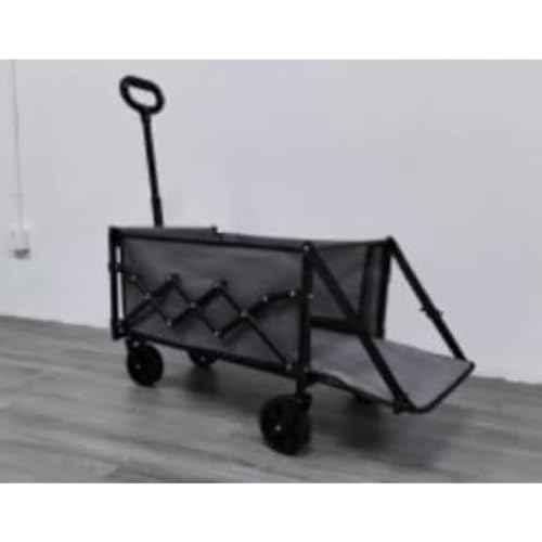 SUNNYFEEL 330lbs Wagons Carts Foldable with Extended Tailgate,Heavy Duty Collapsible Folding Wagon Carts with Wheels,Lightweight Fold Up Wagon Cart for Outdoor Camping Garden Grocery(Blue)