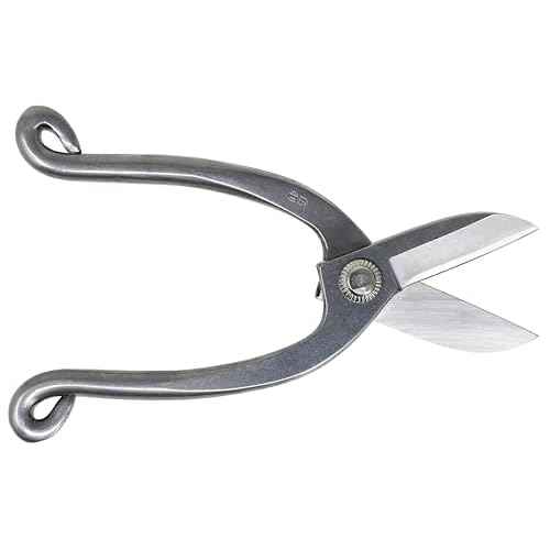 KAKURI Ikenobo Shears Japanese Flower Scissors for Fresh Flower Arranging 6.5" Professional Floral Scissors, Japanese Stainless Steel, Silver, Made in JAPAN