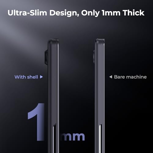 BlueSwan Matte Case for MacBook Pro 16 2025 2024-2021 M4 M3 M2 M1 Pro/Max, Compatible A3403 A3186 A2991 A2780 A2485, Hard Shell Protective Cover, Space Black Clear