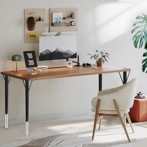 Adjustable Table Legs, 19-30 inch for Activity & Office Tables - Set of 4 (Black)