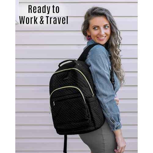 LIGHT FLIGHT Women Backpack for Work Laptop Backpack Women Travel Backpack Laptop Bag 15.6'' Laptop backpack