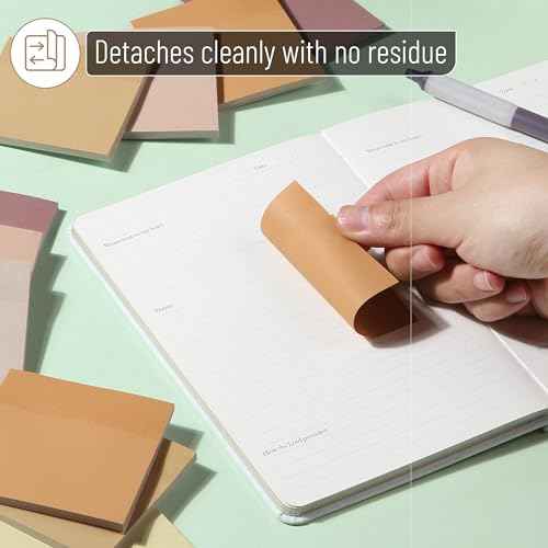 Mr. Pen- Sticky Notes, 3¡±x3¡±, 12 Pads, 600 Sheets, Vintage Brown Sticky Notes 3x3