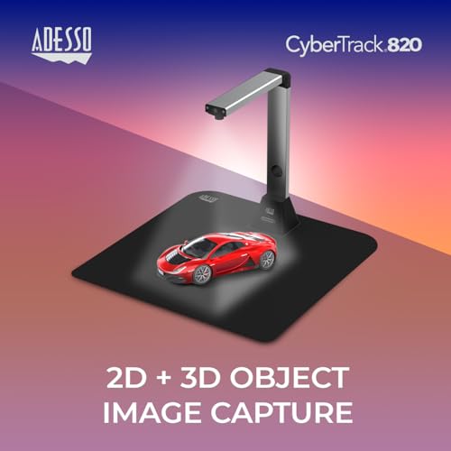 Adesso 4K 8MP Document Camera with OCR for Classroom and Business