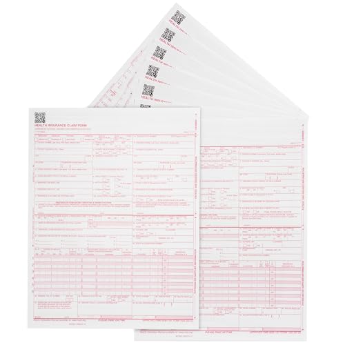 Blue Summit Supplies CMS-1500 Forms 500 Count, HIPAA Compliant Laser Printing