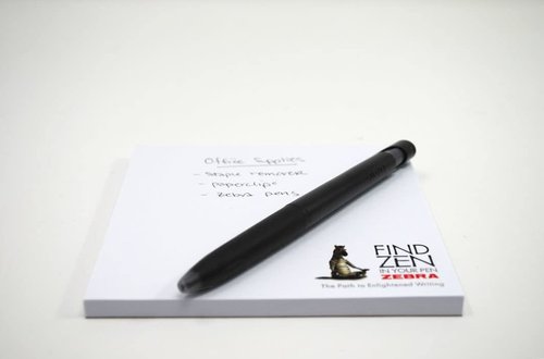 Zebra Pen bLen Retractable Gel Pen, Black Barrel, Medium Point, 0.7mm, Black Ink, (41410) - (Case of 6 packs, 72 Count Total)