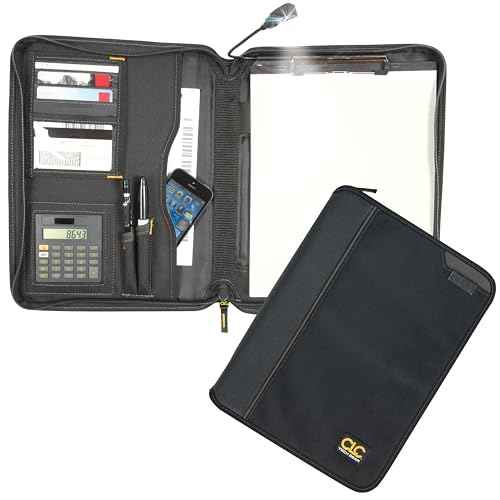 CLC Custom Leathercraft L217 Tech Gear Lighted Pro Business Portfolio