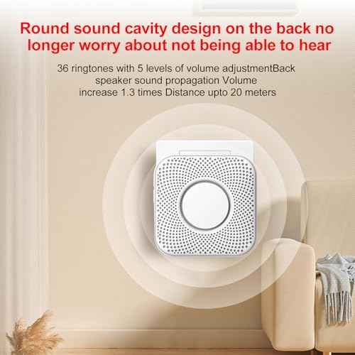 XUK Wireless Caregiver Pager Smart Call System for Elderly Monitoring SOS Alert System Portable Alarm with 1 SOS Call Panic Buttons & 1 Watch Pagers & 1 Square Pull Cord Pagers, 500+Feet 1 Receivers