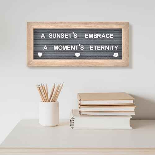 1/2 Inch Letters for Felt Letter Boards, 494 Pcs Including Small Characters, Numbers, Symbols for Changeable Plastic Message Boards (White)