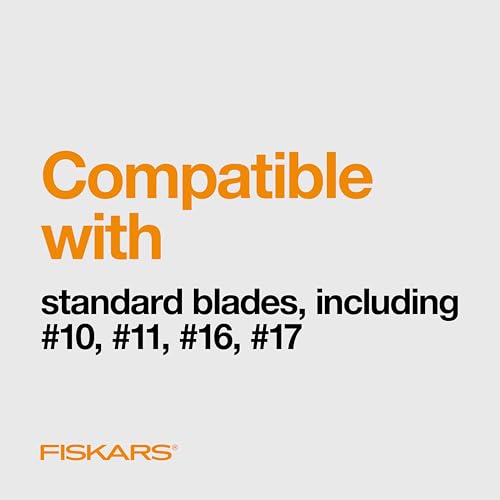 Fiskars 6-Inch Detail Craft Knife with SoftGrip Handle & Replaceable Blade