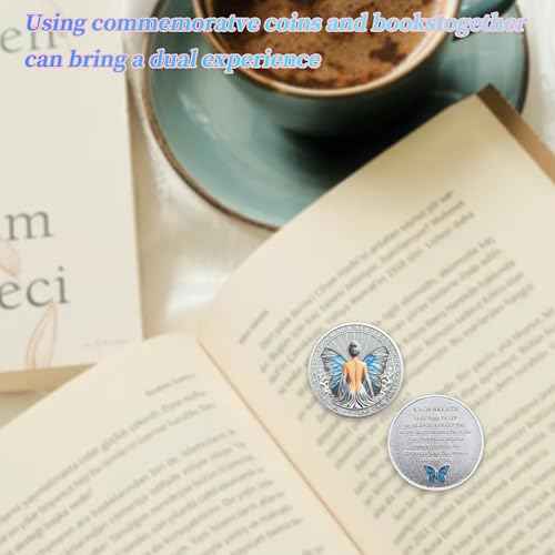 Bulk Pack of Butterfly Sobriety Coins - Inspirational AA Medallions - Women's Addiction Recovery Coins - Alcoholics Anonymous Sobriety Gifts(50Pcs)