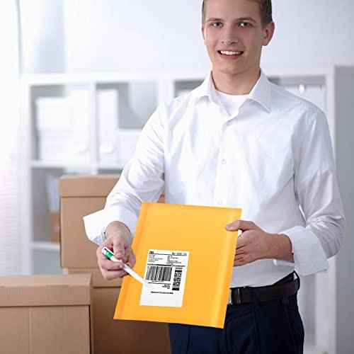 packbabol Kraft Bubble Mailers 8.5x11 Inch 50 Pcs,Small Self-Sealing Mail Shipping Bags,Yellow Padded Envelopes #2