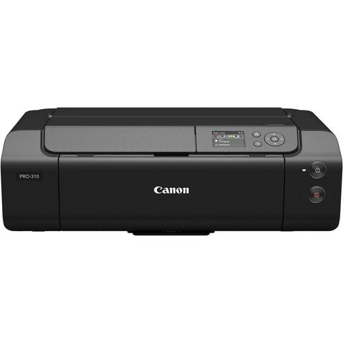 Canon imagePROGRAF PRO-310 Wireless Inkjet Printer | 13" Borderless Photo Printing | Lucia PRO II Pigment Ink | for Fine Art & Photography (6858C002) + Cleaning Kit + Printer Cable + Ethernet Cable