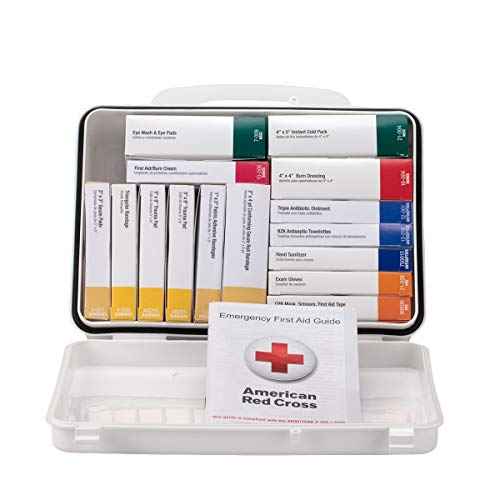 25 Person 16 Unit First Aid Kit ANSI A Compliant, Weatherproof Plastic Case Type III - OSHA Compliant First Aid for Businesses Emergency Kit Trauma Kit