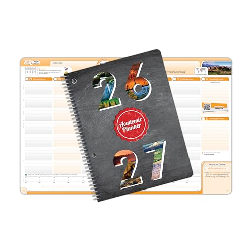 School Datebooks Monthly Planner 2026-2027 Medium Boulder Cover 6.625" x 9"