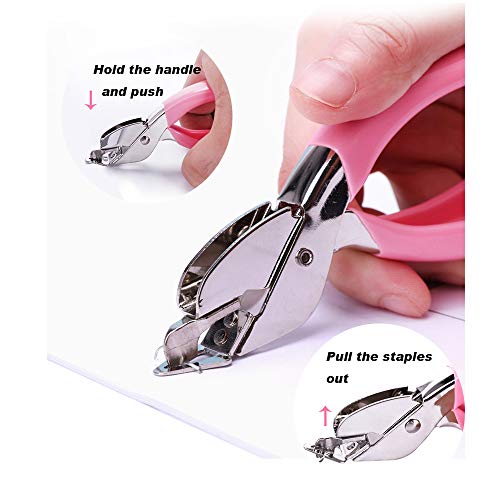 ASPERFFORT Blue Staple Remover Tool - Heavy-Duty Office/School Pin Puller