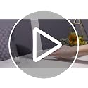 Bostitch Rechargeable LED Desk Lamp Gray, 3 Color Temperatures, Portable & Foldable