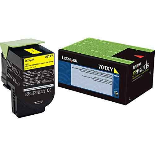 Lexmark 70C1XY0 Yellow Extra High Yield Return Program Toner