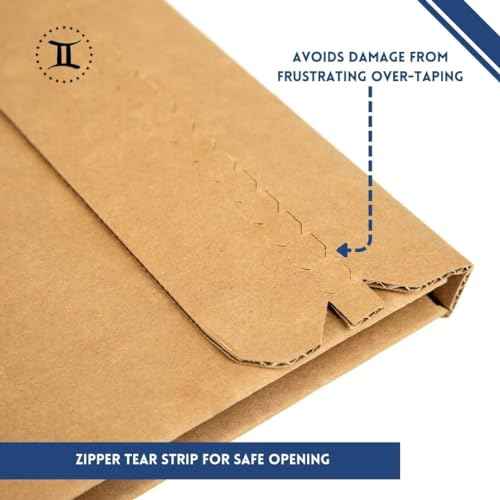 Gemini Graded Comic Book Mailers | Pack of 10 | Ships one CGC (or similar) Graded Comic Book Slab | Corner and Edge Protection | Self-Seal Closure | Single Slab Shipper Gemini Mailers