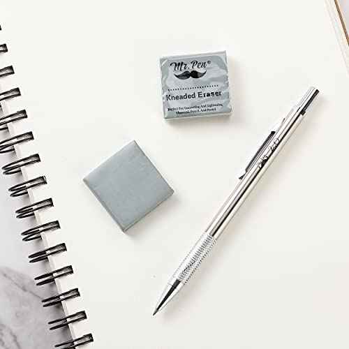 Mr. Pen- Kneaded Eraser, 6 Pack, Grey, Kneaded Erasers for Artists, Art Eraser, Kneadable Erasers, Back to School Supplies