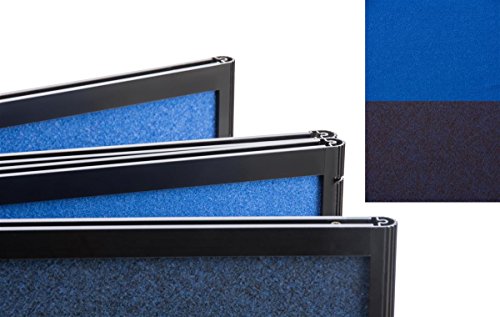 Displays2go 72.5 x 72.5-Inch Double-Sided Trade Show Presentation Board with Lights