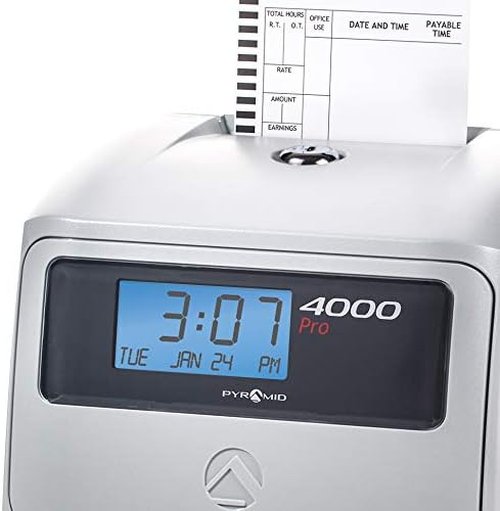Pyramid Time Systems Time Cards - 1,000 Count Genuine & Authentic for 4000 Series Clocks