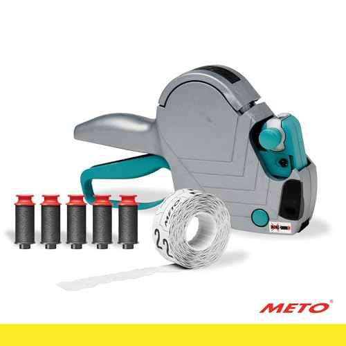 AVERY Meto Ink Rolls, for Meto Basic S Price Guns, Black Ink, for 0.47" x 0.87" (12 x 22mm) Labels, 5 Total (88300)
