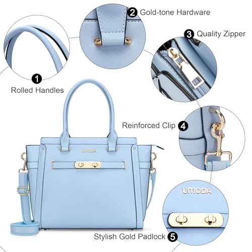 Laptop Bag for Women,15.6 Inch Multi Pocket Padded Laptop Tote Bag, Computer Bags for Women, Blue