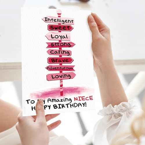 Niece Birthday Card | Funny Birthday Niece Gifts from Aunt Uncle