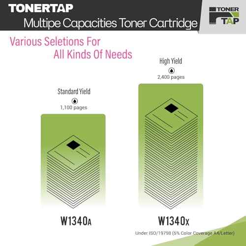 TonerTap 134A Black Toner Cartridge, Compatible with Laserjet M234dw, M234sdw, M209dwe, M209, M209dw Printers, Replacement for W1340A