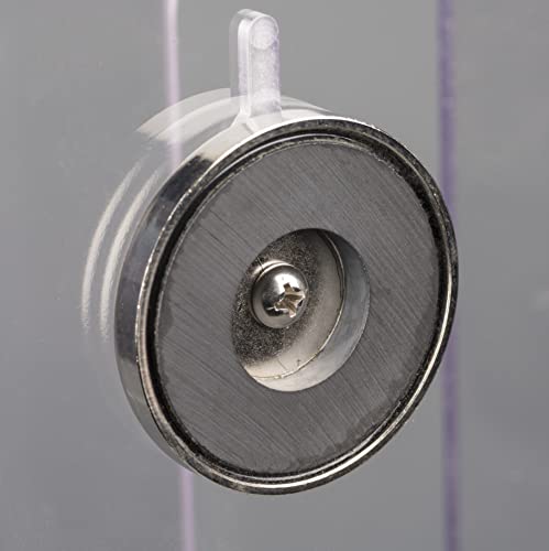 Poltex 3-Ring Binder Holder Magnet Mount - Durable PETG Organizer