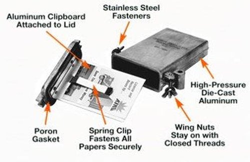 James King 300 - Security Aluminum Document Holder