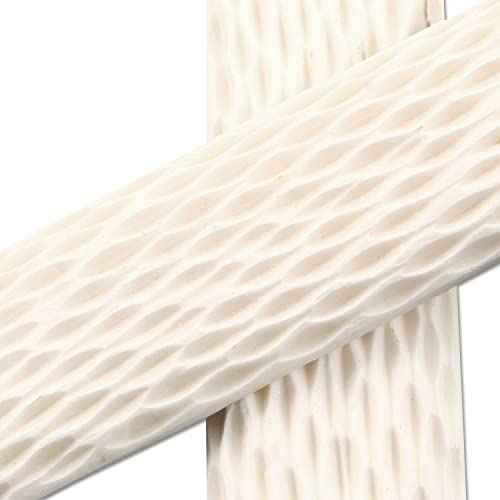 Camel Bone Handle Scales | Premium Quality - (Standard Jigged) - (White) - (4.0 x 1.25 x 0.25)